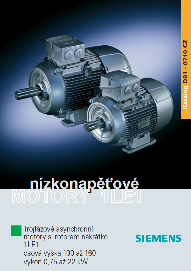 Katalog elektromotorů